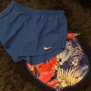 Nike running shorts size small two pairs